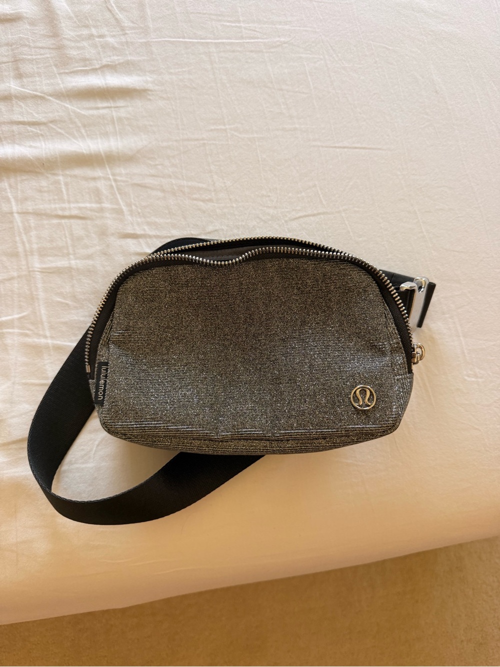 lululemon athletica Metallic Charcoal Crossbody Bag